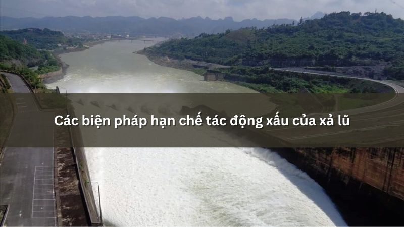 biện pháp hạn chế tác động của xả lũ