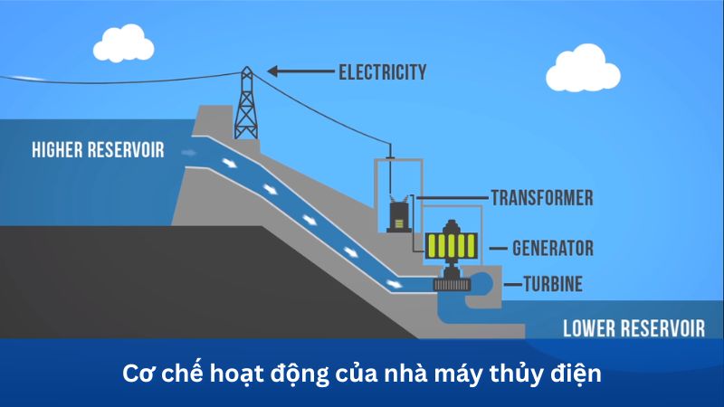 Cơ chế hoạt động của nhà máy thủy điện